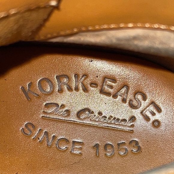 Kork Ease Women's Booties Size 7.5M Brown Leather Zip Up Back Ankle Block Heel - Picture 11 of 11